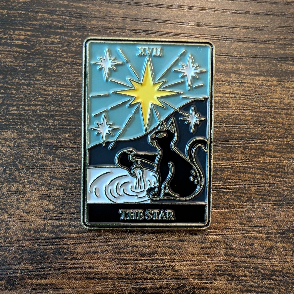 The Star Tarot Card Enamel Pin
